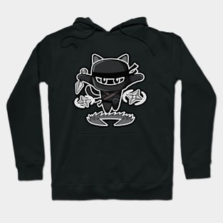 Cute Ninja Cat Hoodie